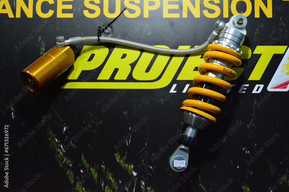 Ohlins suspension at performance and lifestlye expo in Pasay