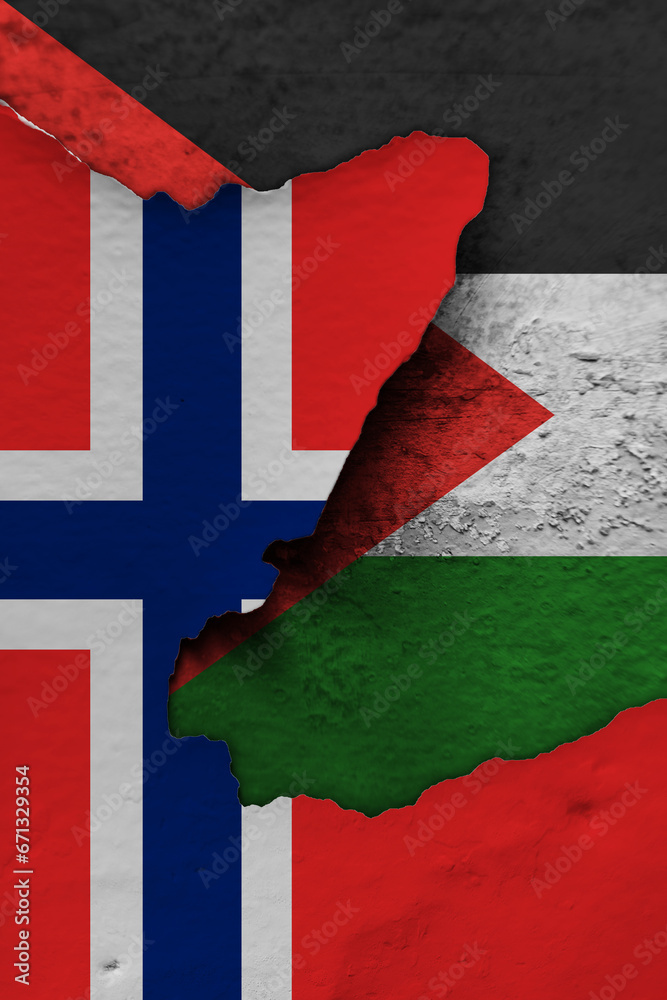 Relations between norway and palestine.