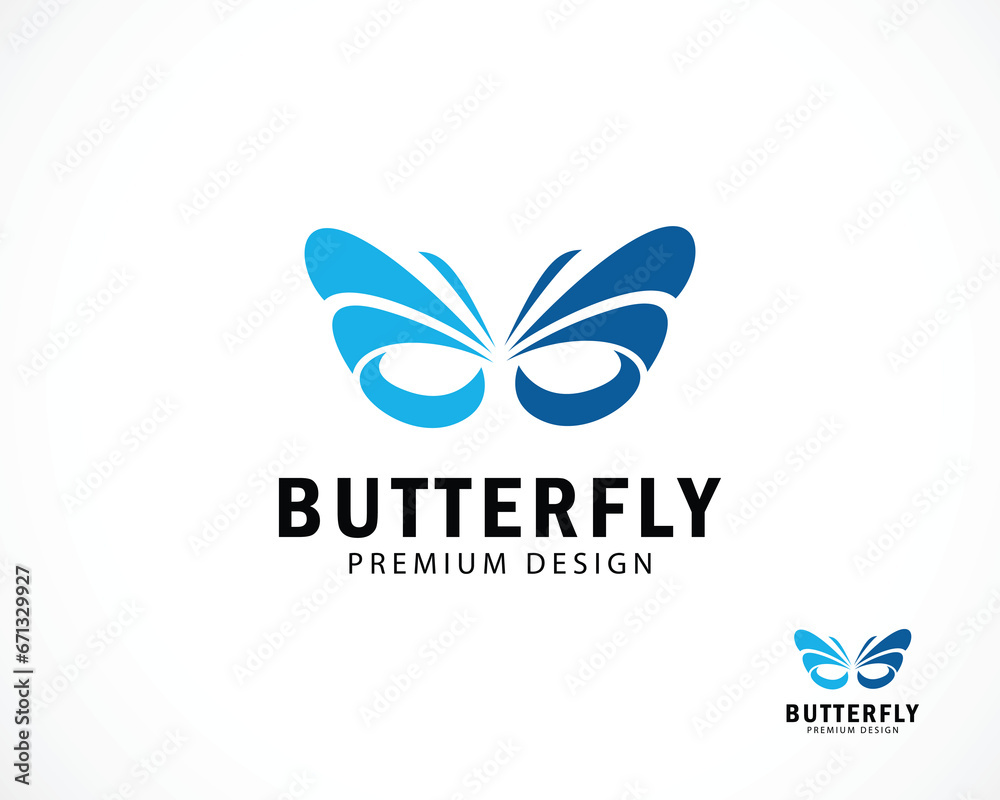 butterfly logo creative icon animal beauty design