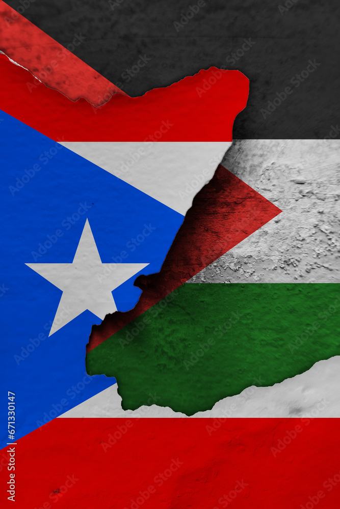 Relations between puerto rico and palestine.