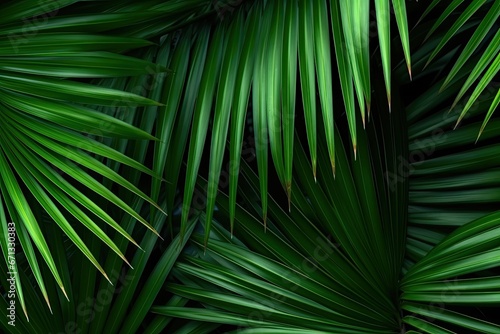 Island Retreat Decorative Palm Tree Texture Nature Background