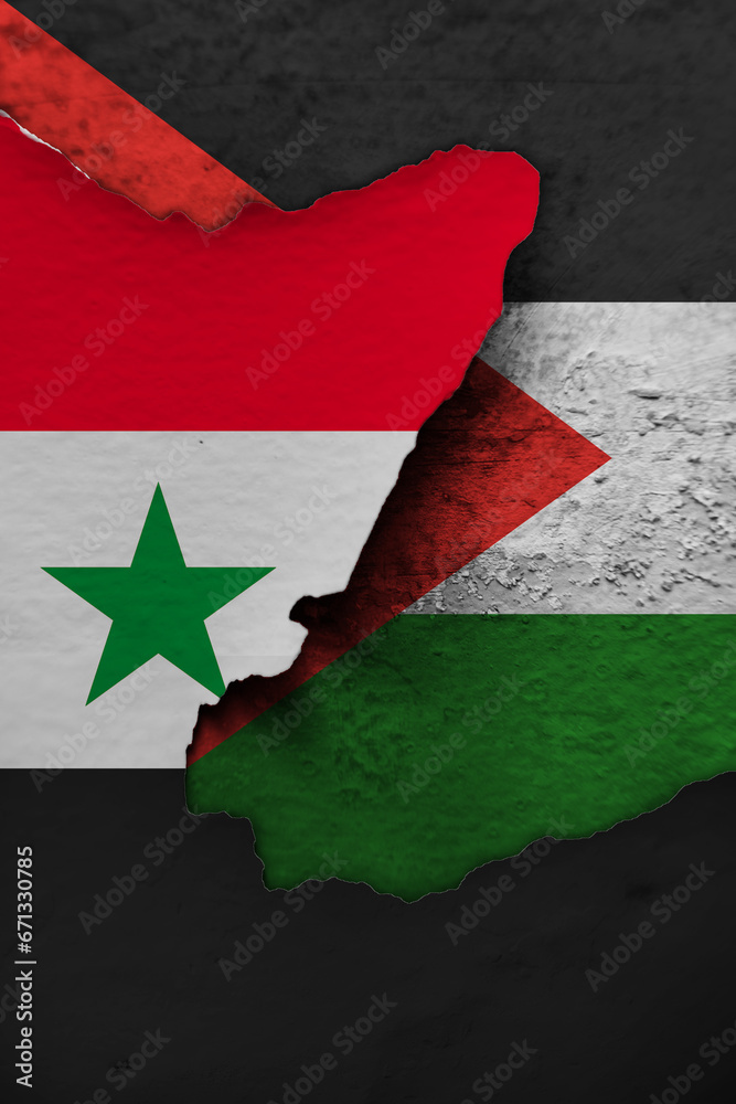 Relations between syria and palestine.