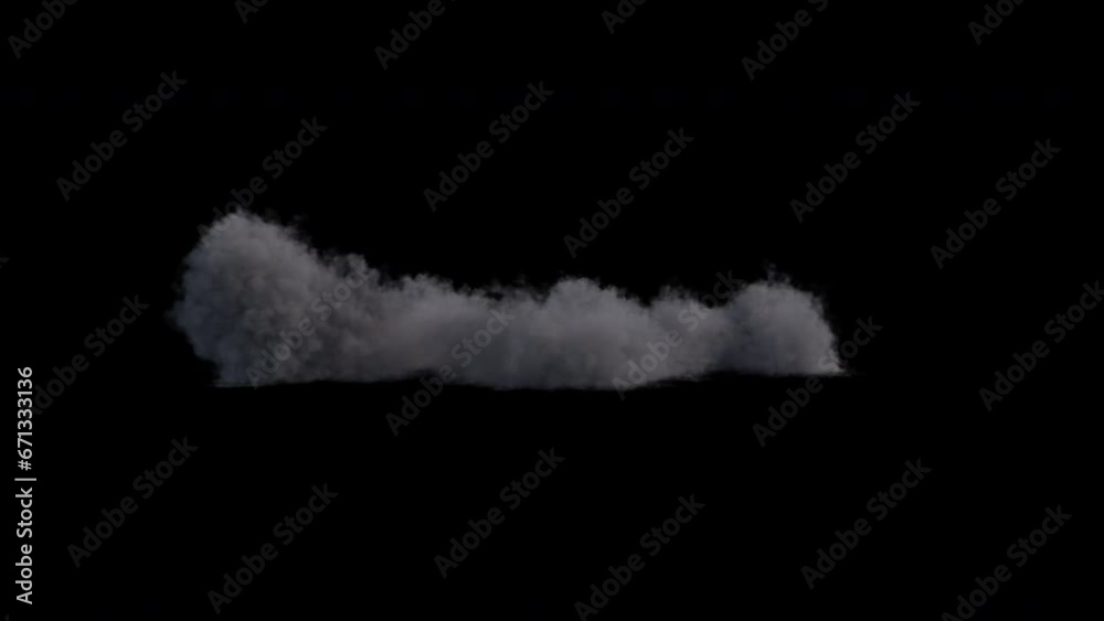 Dust Bomb Dust of the explosion of a nuclear bomb Realistic animation of an ...