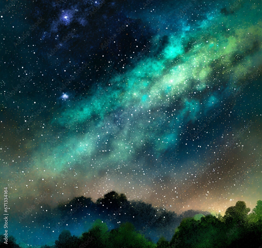 Fototapeta premium starry night sky