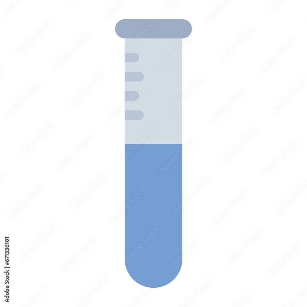 Test Tube colorful flat icon Test Tube colorful flat icon