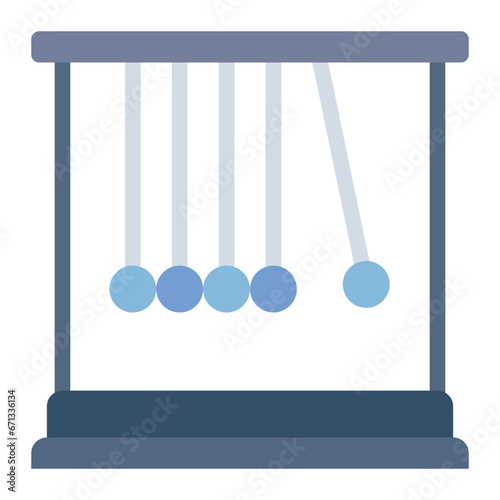 Pendulum colorful flat icon