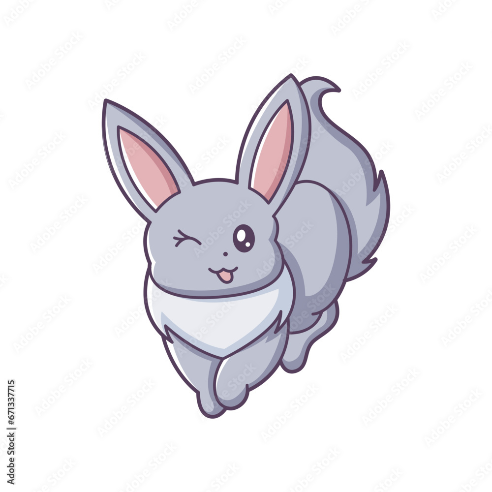 Cute Rabbit Character Design Illustration Cute Rabbit Character Design Illustration