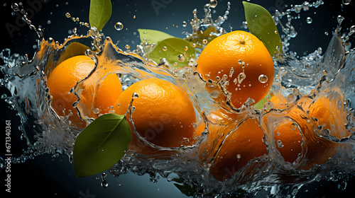 Orange business shooting close-up PPT background poster wallpaper web page