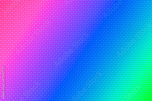 Abstract fabric background pink blue purple red orange green for design gradient, colorful, multi colored, mixed, iridescent, bright, rough, grain, tone, grunge, template