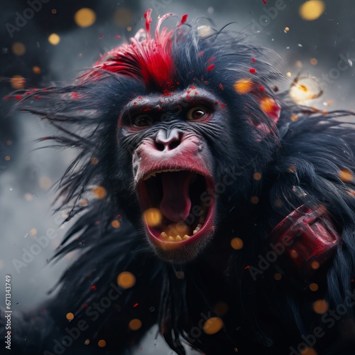 Magnificent Mandrills: Colorful Primates of the Animal Kingdom