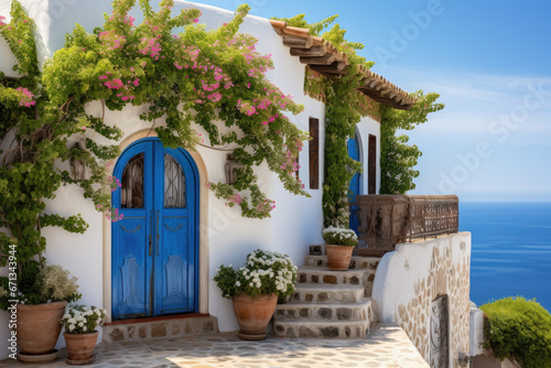 A dwelling with a Mediterranean style architecture