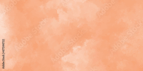 Abstract orange background with clouds, A red and orange burning overcast clouds cape sky with tiny clouds, retro pattern seamless orange background illustration.