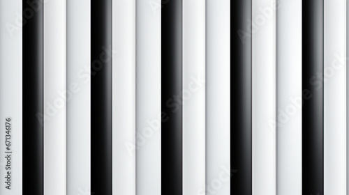 Jet Black and Silver Striped Line Repeating Pattern