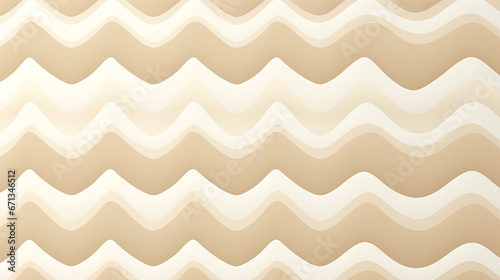 Pearl and Ivory Chevron Line Repeating Pattern on White