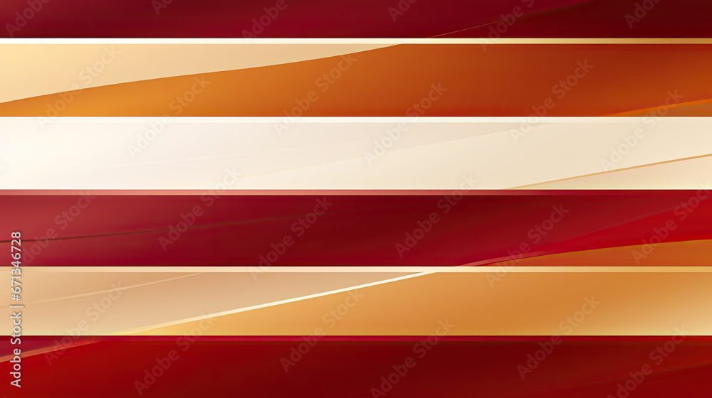 Ruby Red and Gold Parallel Line Repeating Pattern on White Ruby Red and Gold Parallel Line Repeating Pattern on White