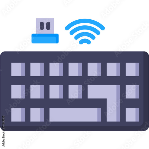Wireless Keyboard Icon