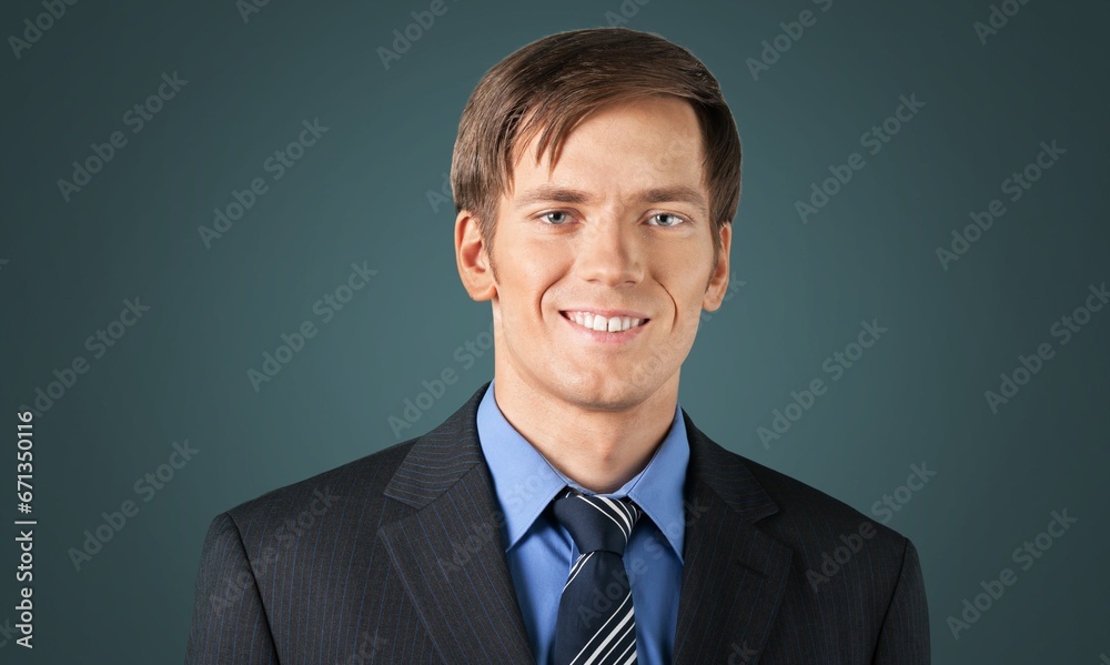 Portrait of a handsome male model in classic suit Portrait of a handsome male model in classic suit