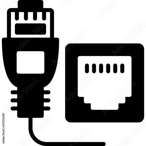Ethernet Cable  Icon