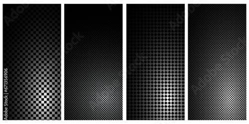 Abstract vector background consisting of small dots and lines. Lattice texture with halftone effect.