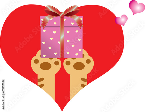 ネコのプレゼント
