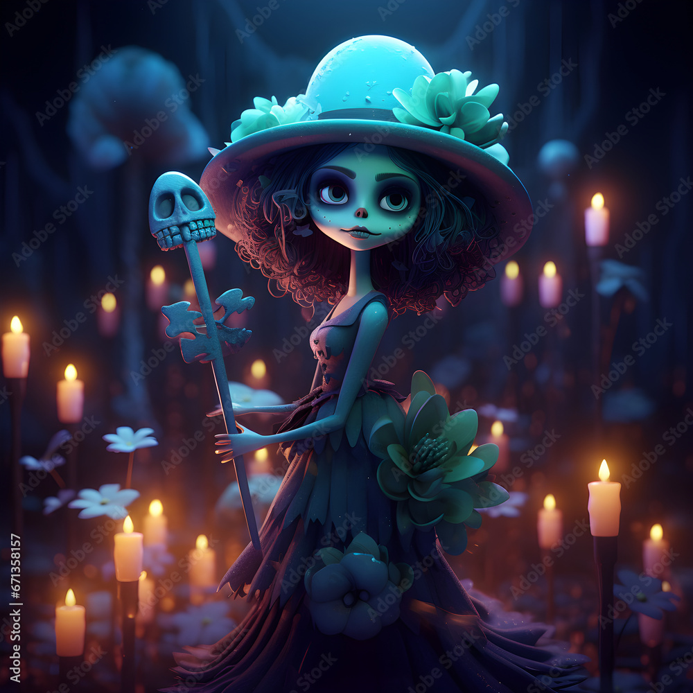 Obraz premium Nuevo La Calavera - Dead festival wallpaper 
