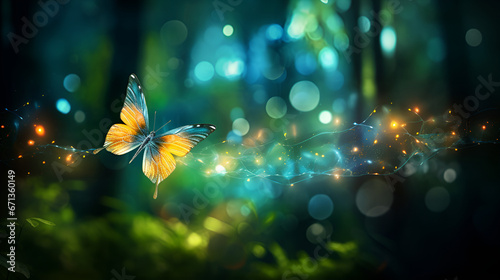 Glowing Fireflies: A Fairytale Night.Luminous Dreams in a Fairytale World.Enchanted by Firefly Magic