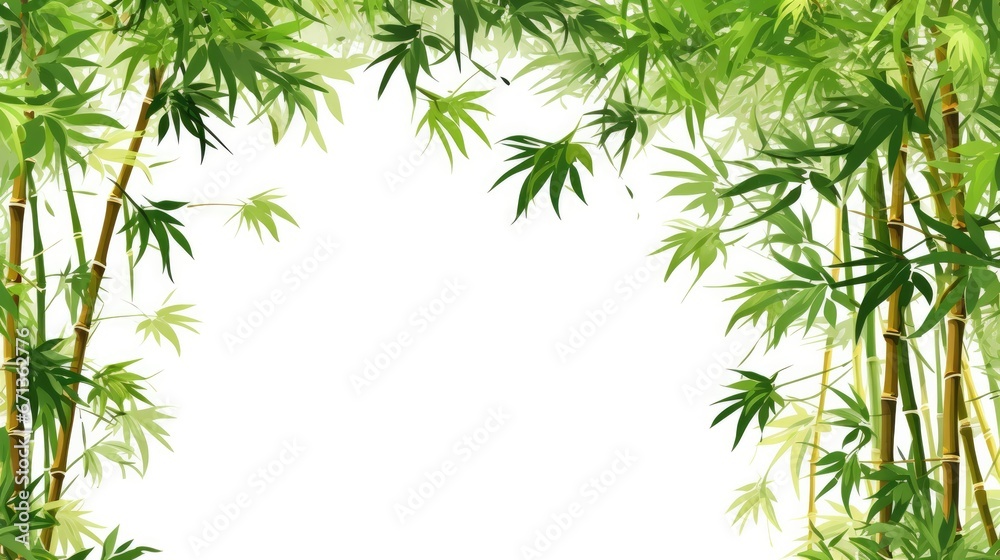 Bamboo tree on white background for decoration of art frame,wallpaper,card and banner. Bamboo tree on white background for decoration of art frame,wallpaper,card and banner.