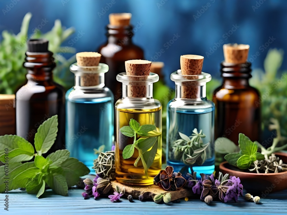 essential oil and lavender flowers essential oil and lavender flowers