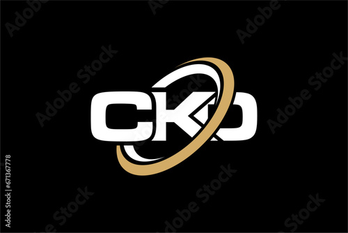 CKD creative letter logo design vector icon illustration
