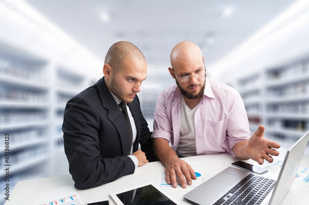 Teamwork and business people meeting in office, AI generated image Teamwork and business people meeting in office, AI generated image