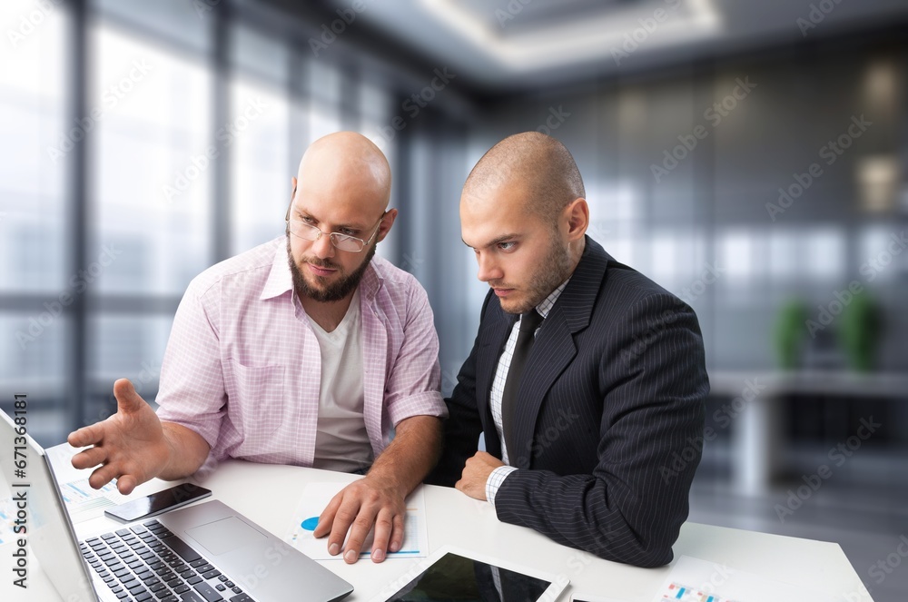 Teamwork and business people meeting in office, AI generated image Teamwork and business people meeting in office, AI generated image