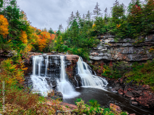 Fall Colors Surrounding Majestic Blackwater Falls