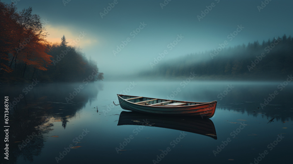 Boat on the lake