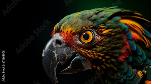 blue and yellow macaw