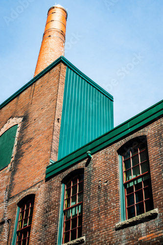 Toronto outdoor photograph with orange brick