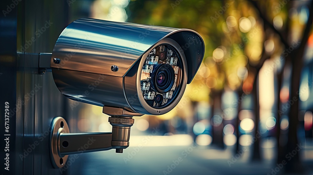 Outdoor security camera with facial recognition function, digital video ...