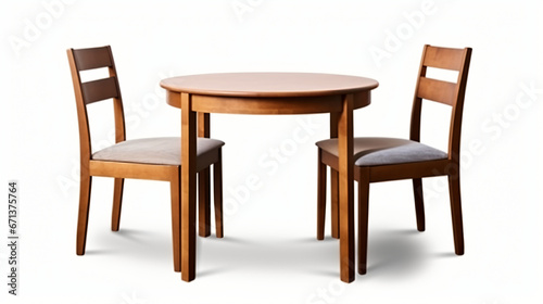 Modern dining table and chair