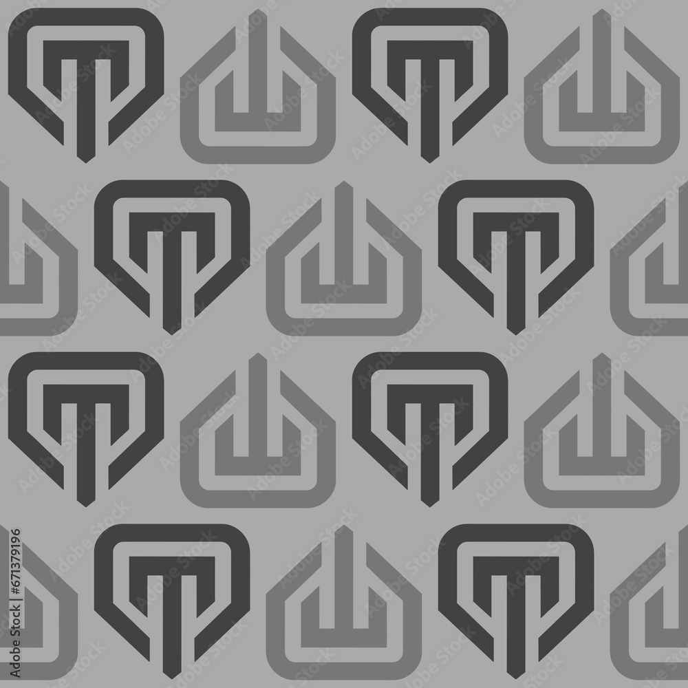 A geometric figure that is a seamless pattern. A geometric figure that is a seamless pattern.
