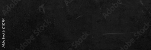 Panorama view abstract black grungy Decorative wall background Vector with old distressed vintage grunge texture. pantone of the year color concept background with space for text © Creative