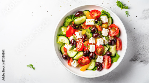 Greek Salad Stylish Foodblogger Food Photographs.