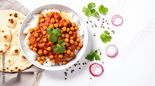 Chana Masala: Indian chickpea curry Stylish Foodblogger Food Photographs.
