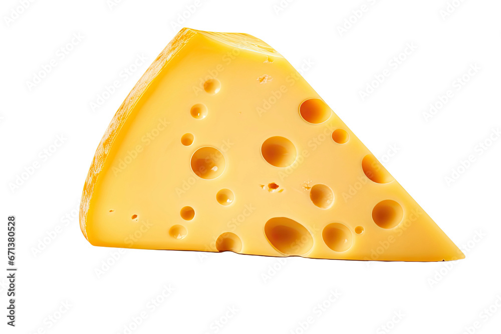 Piece of cheese isolated on white background Piece of cheese isolated on white background