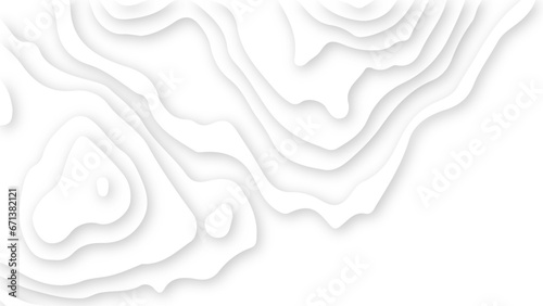 Abstract background with paper cut shapes. Vector design layout for business presentations, flyers, posters and invitations. White carving art 
