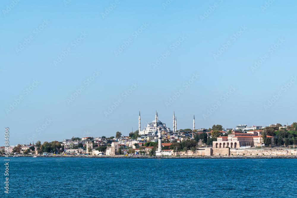 View of the Blue Mosque (Sultan Akhmet Mosque) and the Golden Horn.