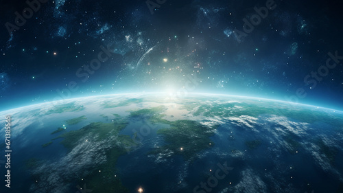 A new world in the future viewed from space © sema_srinouljan
