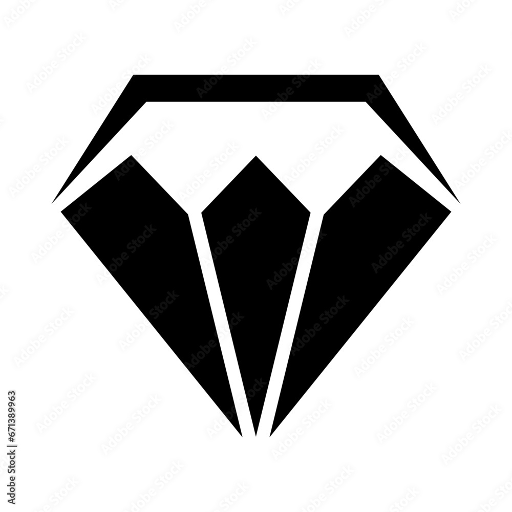 Fototapeta premium Diamond icon