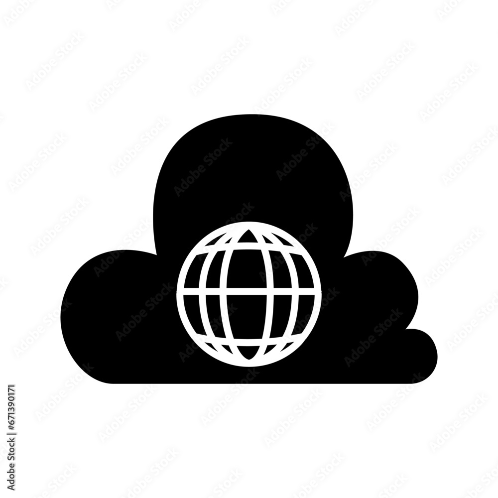 Cloud computing icon