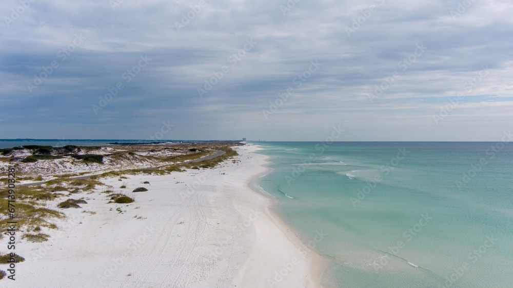 Obraz premium October morning at Pensacola Beach