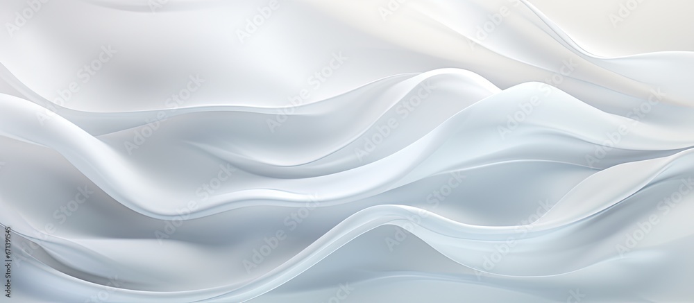 Obraz premium Waving white cloth