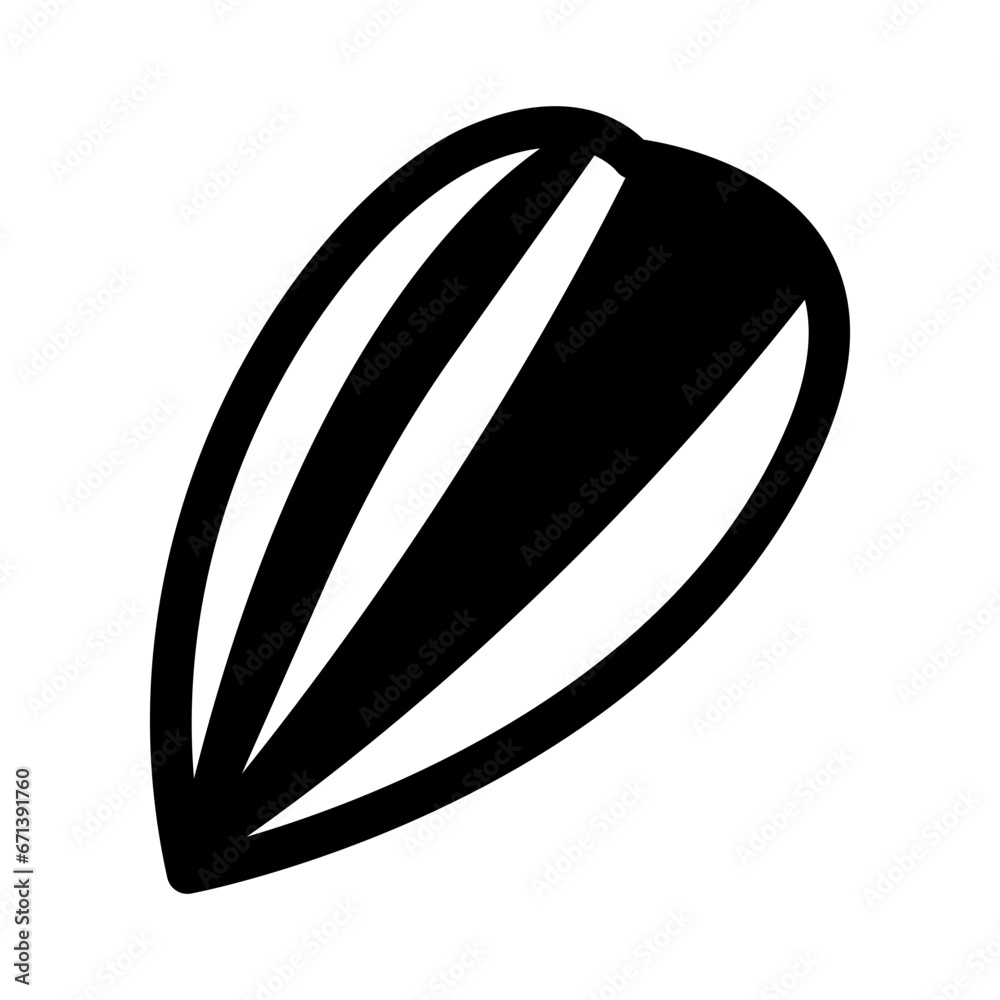Sunflower seed icon Sunflower seed icon